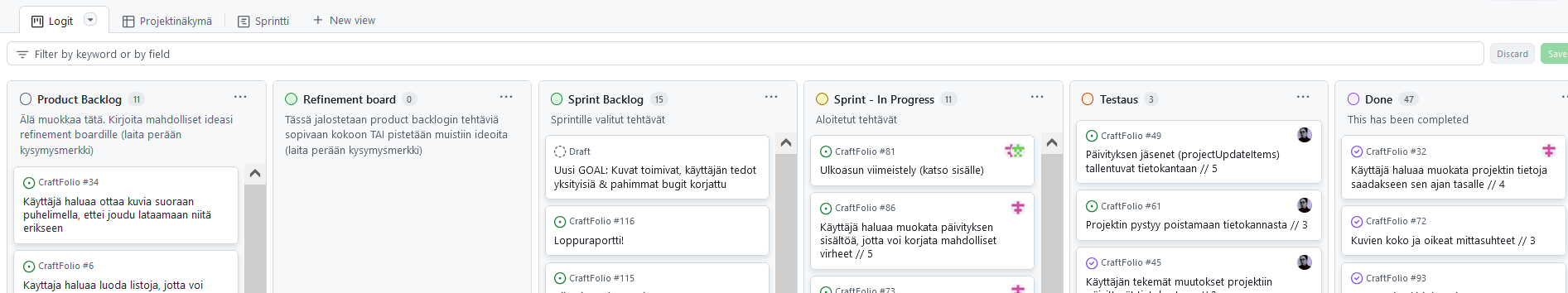 projektinhallinta